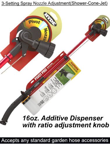 spray wand for garden hose Hyde 28476 Pivot Garden Wand