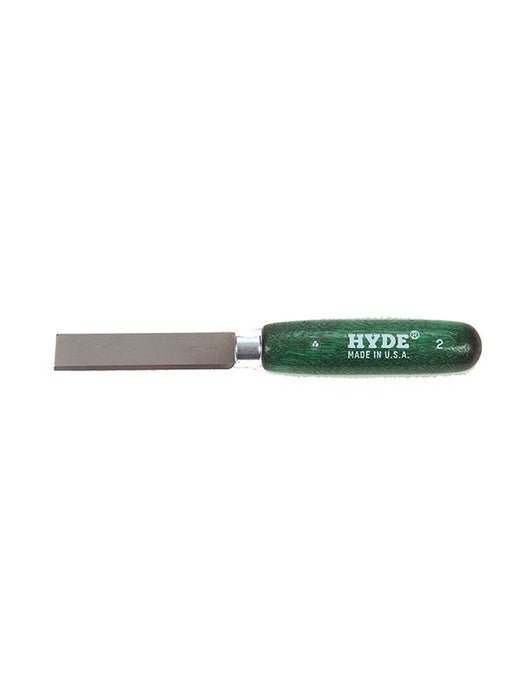 Hyde Tools 50100 Regular Square Point Knife #2, Wood Handle - the Hyde Store