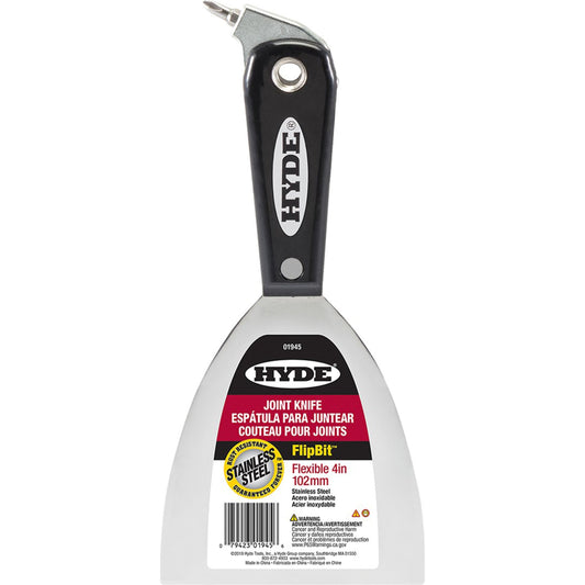 Hyde 01945 FlipBit 4-inch stainless steel joint knife