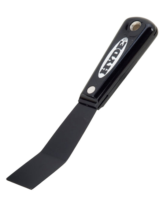 1 - 1/4" Stiff Black & Silver® Bent Blade Putty Knife | the Hyde Store