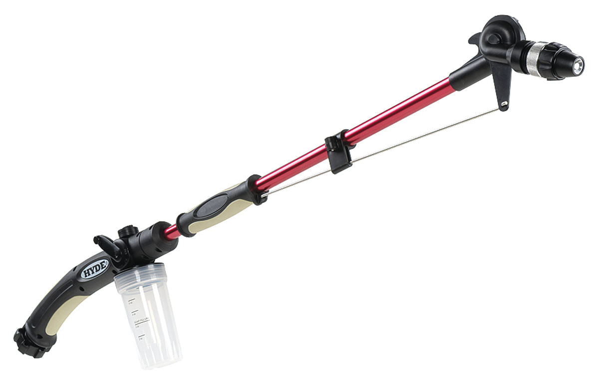 Hyde 28470 PivotJet Pro garden-hose nozzle wand with soap reservoir