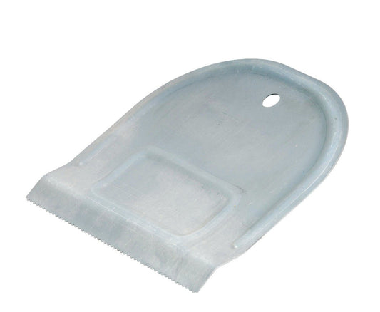 3" Plastic Adhesive Spreader 3/16" x 5/32" V - notch | the Hyde Store