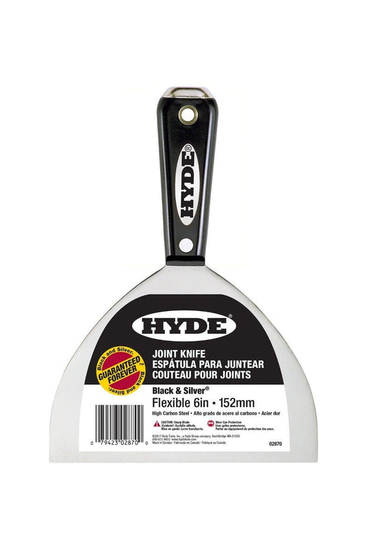 4" Flexible Black & Silver® Joint Knife with Hammer Head® | the Hyde Store