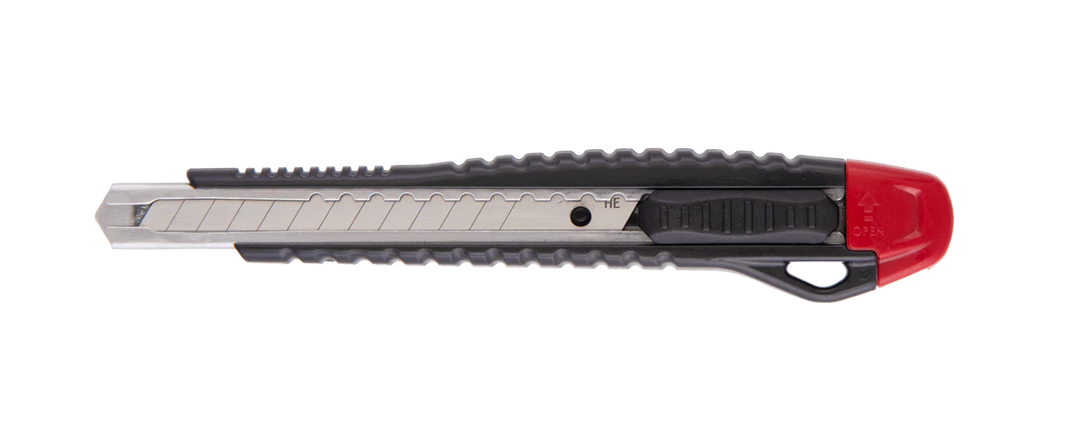 Hyde Tools 42045 Auto-Lock Snap-Off Knife, 9mm
