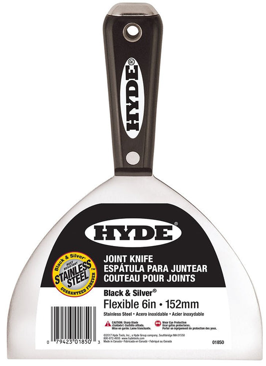 5" Flexible Black & Silver® Stainless Steel Joint Knife with Hammer Head® | the Hyde Store