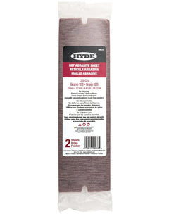Hyde 09933 3-5/16" x 11-1/4" Net Abrasive Sheets 120 Grit, 2-pack