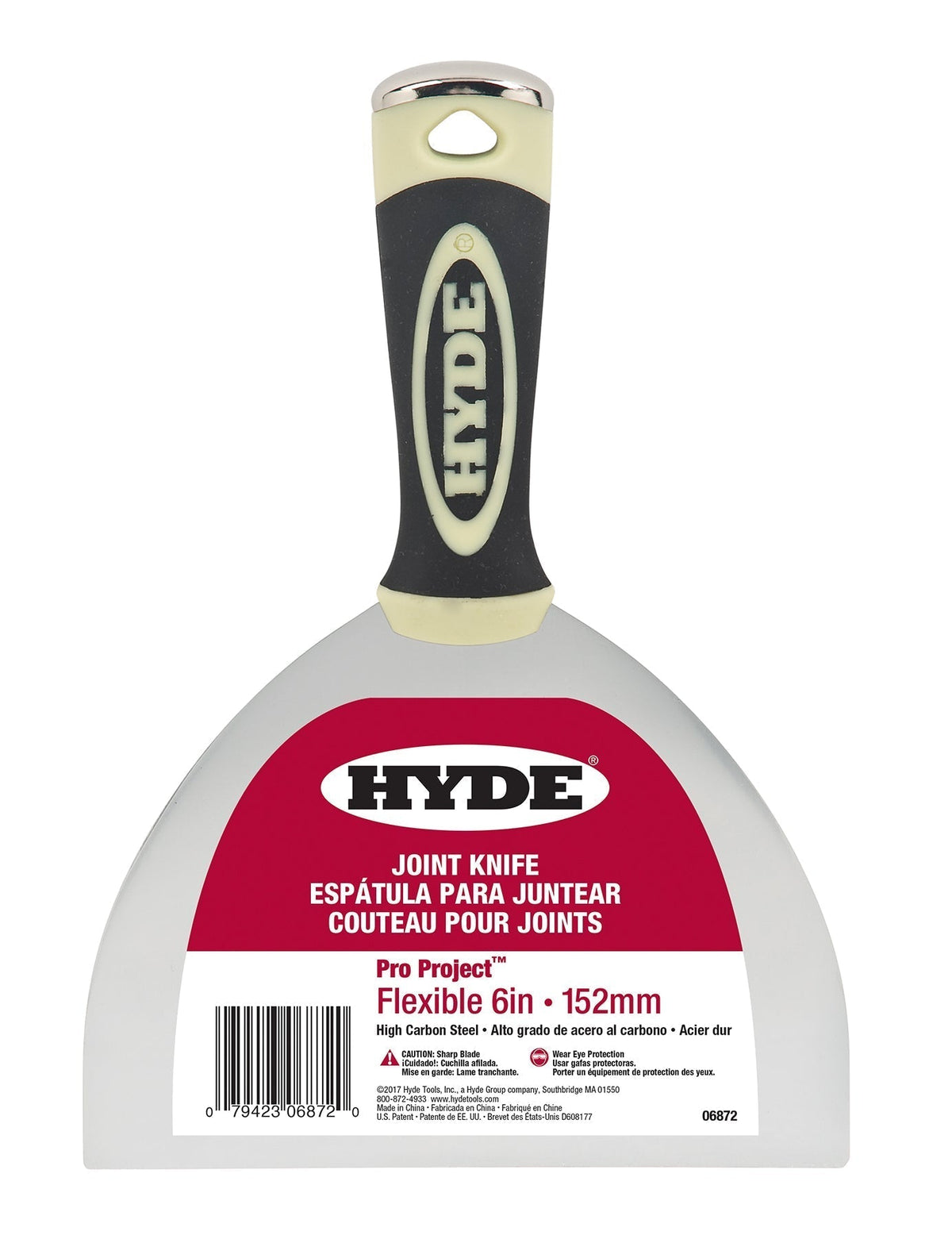 Hyde Tools 06872 6-inch flexible Pro Project joint knife