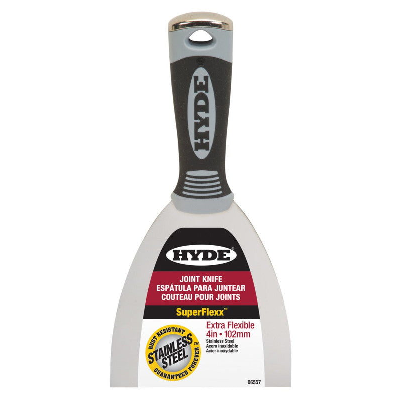 Hyde Tools 06557 4-inch SuperFlexx stainless steel joint knife