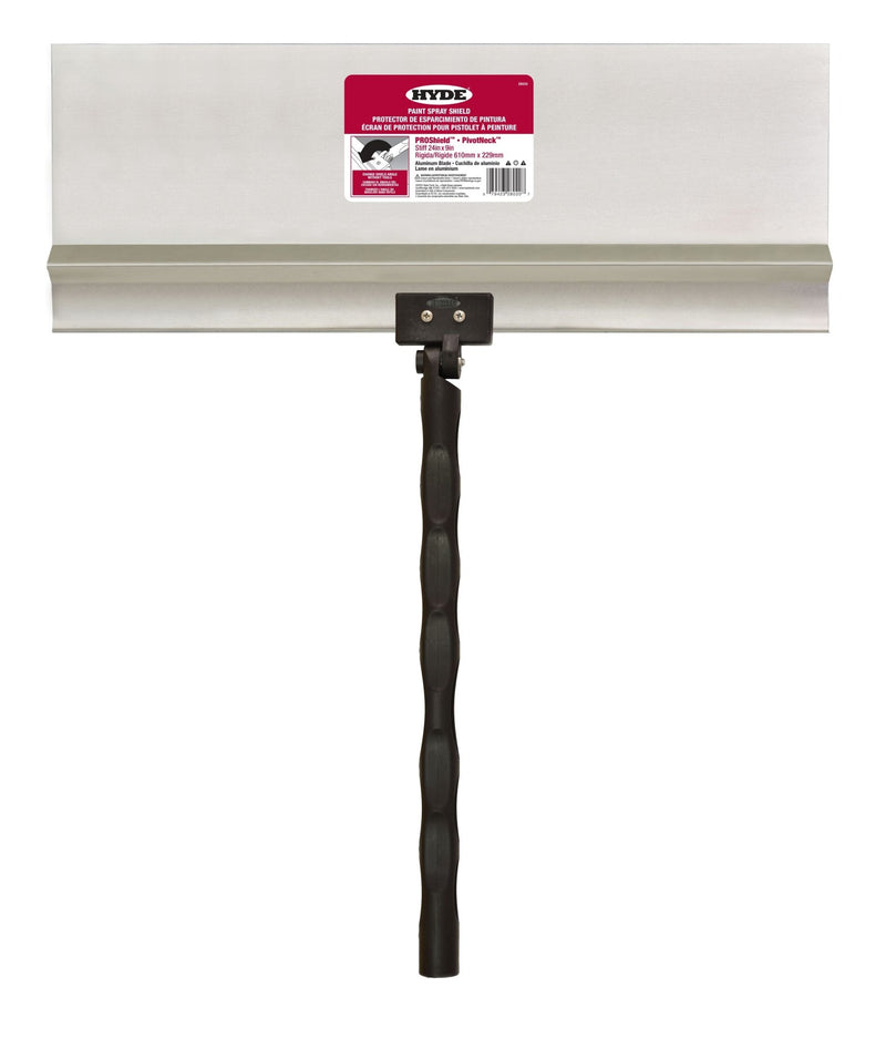 Hyde Tools 28020 PROShield® Spray Shield, 24” x 9” Stiff Aluminum | the Hyde Store