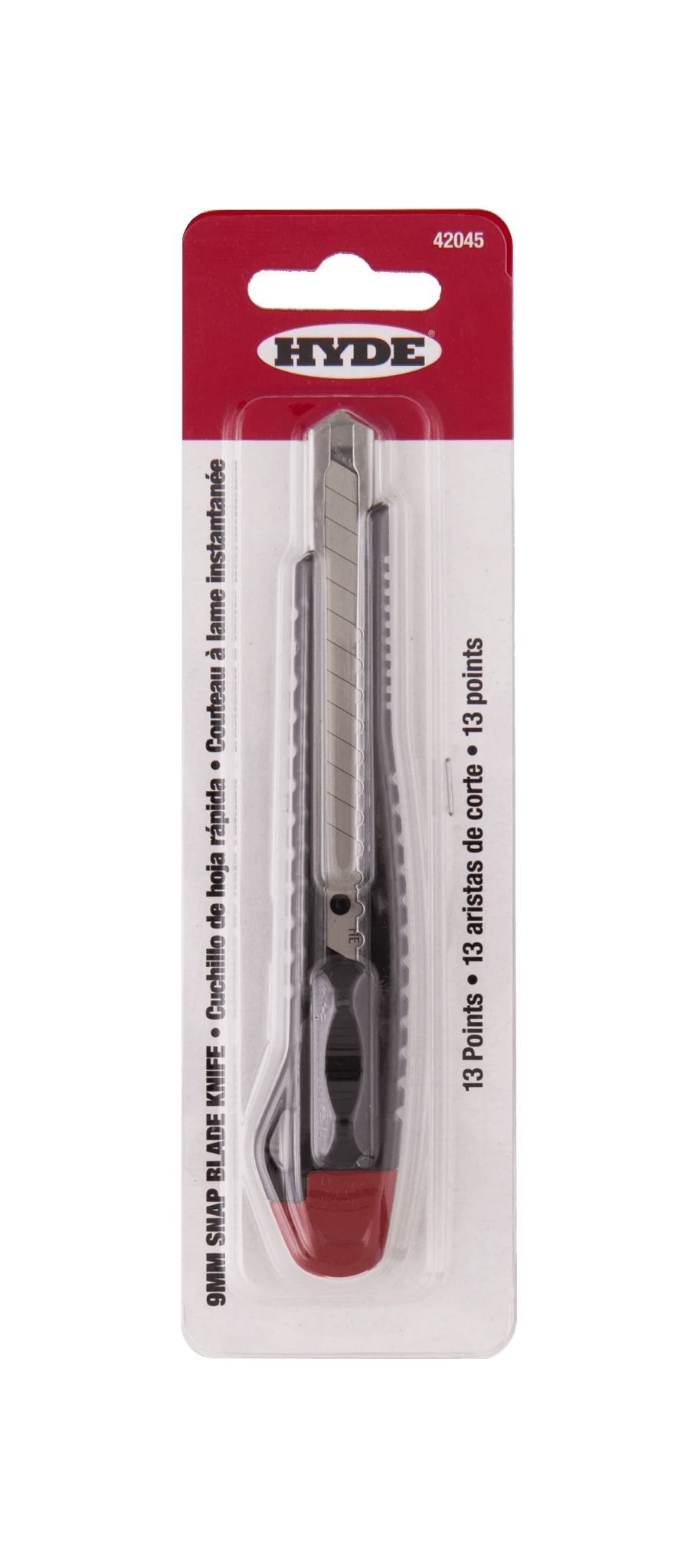 Hyde Tools 42045 Auto-Lock Snap-Off Knife, 9mm | the Hyde Store