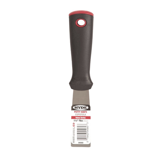 Hyde Tools 04060 1-1/8-inch flexible Value Series putty knife