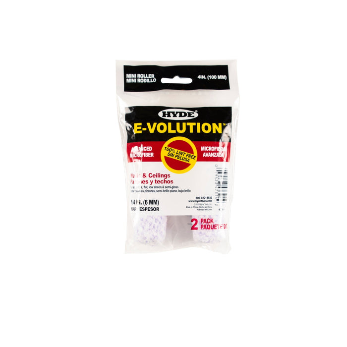 4" E-Volution, 1/4" Nap, (Pack 2) - the Hyde Store