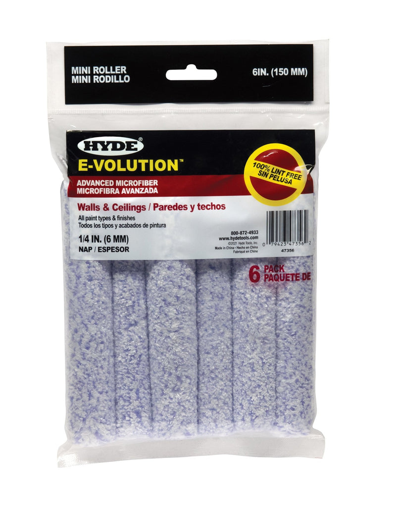 6" E - volution, 1/4" Nap, (pack 6) | the Hyde Store