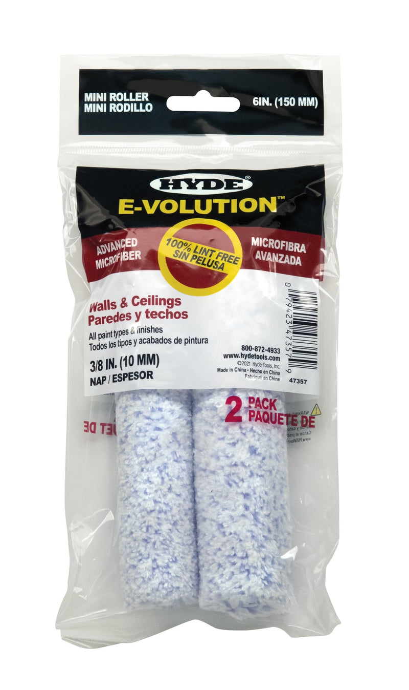 6" E - volution, 3/8" Nap, (pack 2) | the Hyde Store