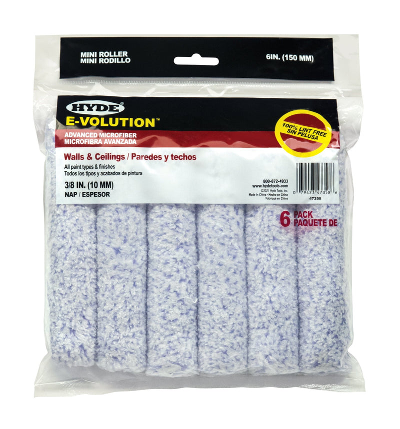6" E - volution, 3/8" Nap, (pack 6) | the Hyde Store