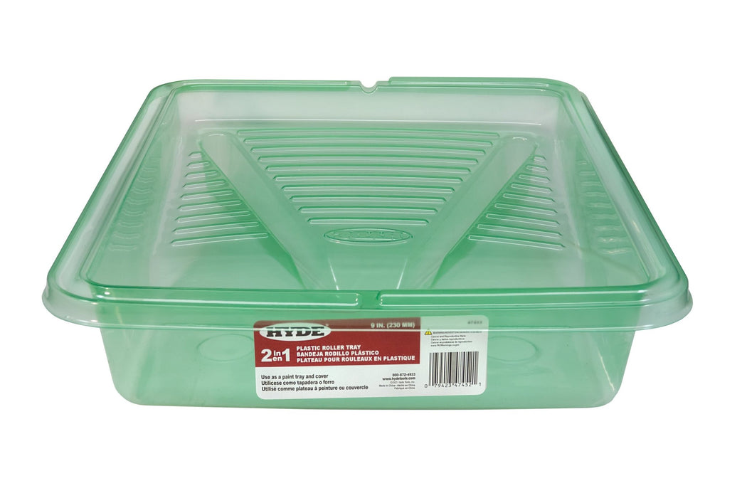 9 1/2'' Plastic Form Vacuum Tray & Cover Feature, 2 Liters (0.53 Gal.) - the Hyde Store