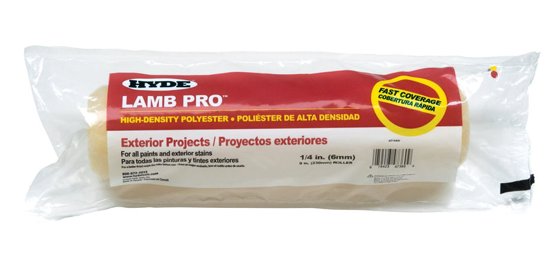 9'' Lamb Pro Roller Cover. - 1/4" Nap | the Hyde Store