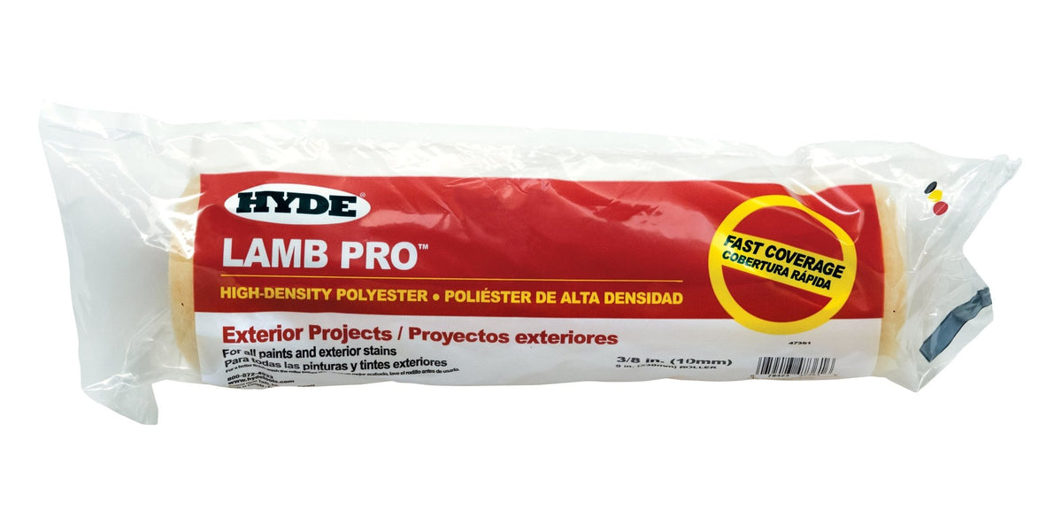 9'' Lamb Pro Roller Cover. - 3/8" Nap | the Hyde Store
