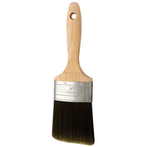 Fat Boy 80738 XL 3" Oval Straight Paint Brush, Wood Handle - the Hyde Store