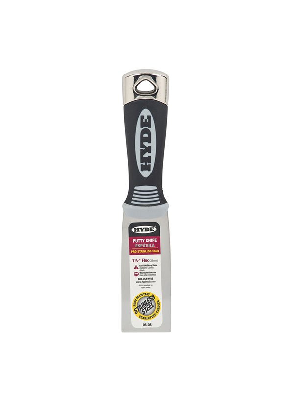 Hyde 06108 1 - 1/2" Flexible Pro Stainless Putty Knife | the Hyde Store