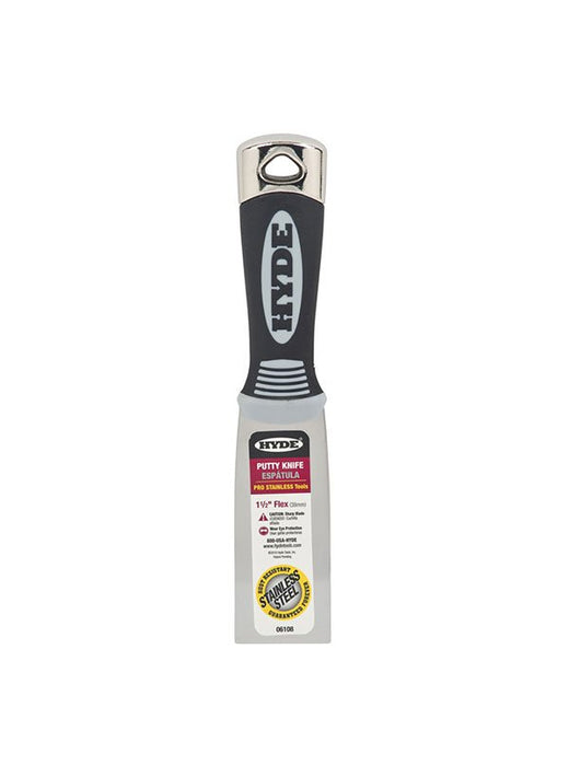 Hyde 06108 1-1/2" Flexible Pro Stainless Putty Knife