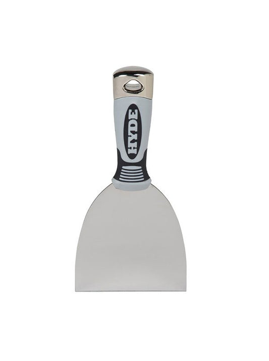 Hyde 06579 4" Stiff Pro Stainless Scraper | the Hyde Store