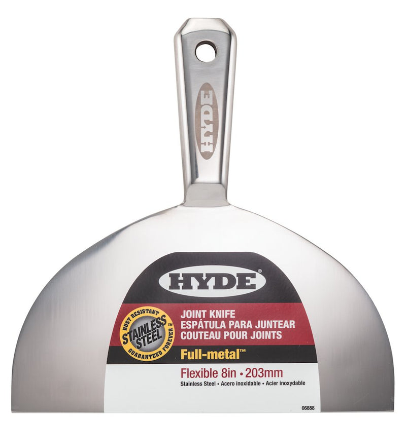 Hyde 06888 8" Flexible Full - metal Stainless Steel Joint Knife | the Hyde Store