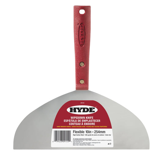 Hyde 09155 10" Carbon Steel Wipe Down Knife | the Hyde Store