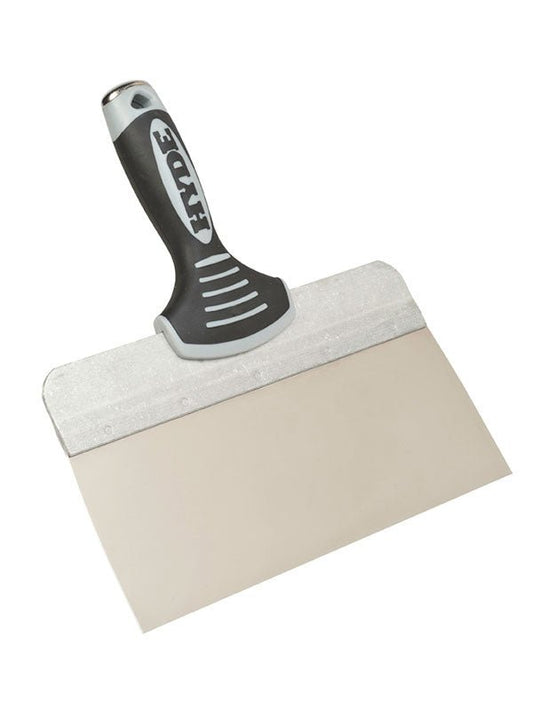 Hyde 09333 10" Stainless Stainless Steel Taping Knife, extruded backing | the Hyde Store