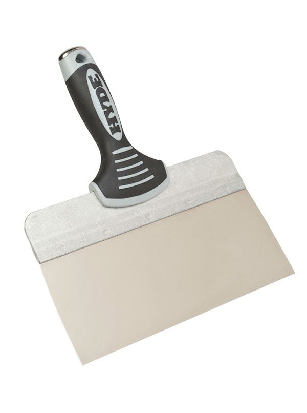 Hyde 09333 10" Stainless Stainless Steel Taping Knife, extruded backing | the Hyde Store