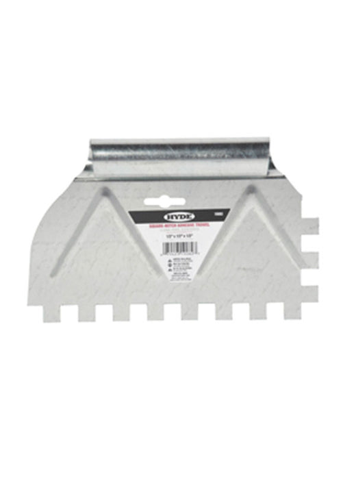 Hyde 19082 2-sided Value Series Adhesive Spreader 1/2"x1/2"x1/2" SQ-notch