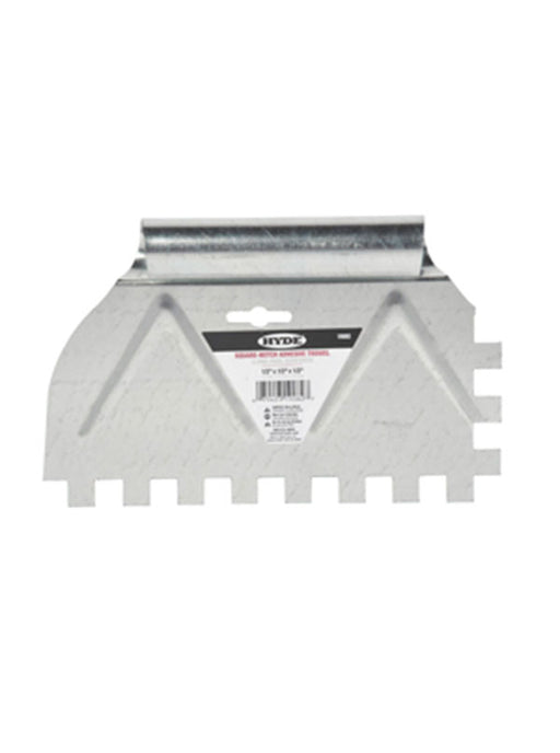 Hyde 19082 2-sided Value Series Adhesive Spreader 1/2"x1/2"x1/2" SQ-notch - the Hyde Store