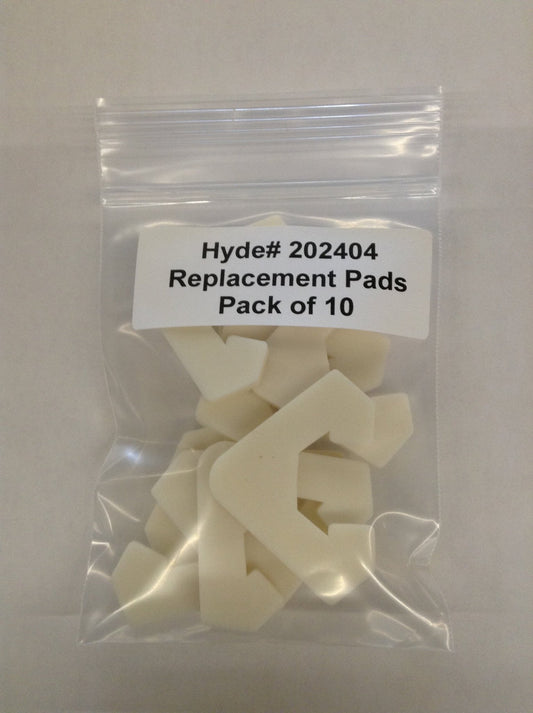 Hyde 202404 Replacement Pads for Caulk Aid 43660 - Pack of 10 | the Hyde Store