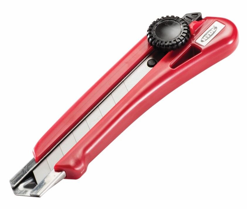 Hyde 42050 18mm Snap - Off Blade Utility Knife with Screw Lock | the Hyde Store