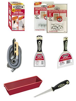 Hyde PRO Wall Repair Kit - Prep, Patch and Clean like a Pro - the Hyde Store