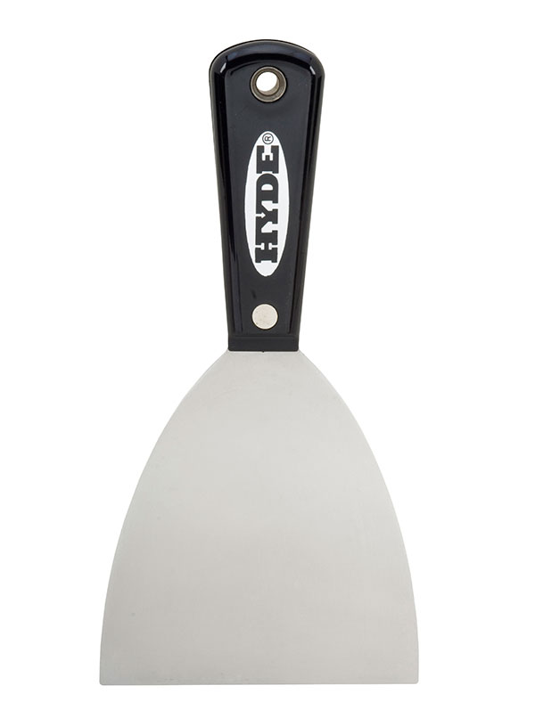 Hyde Tools 01540 Black & Silver® Flexible SS Joint Knife, 4” | the Hyde Store