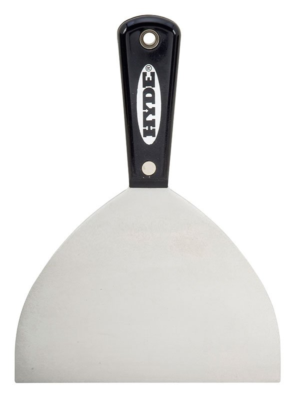 Hyde Tools 01840 Black & Silver® Flexible SS Joint Knife, 6” | the Hyde Store