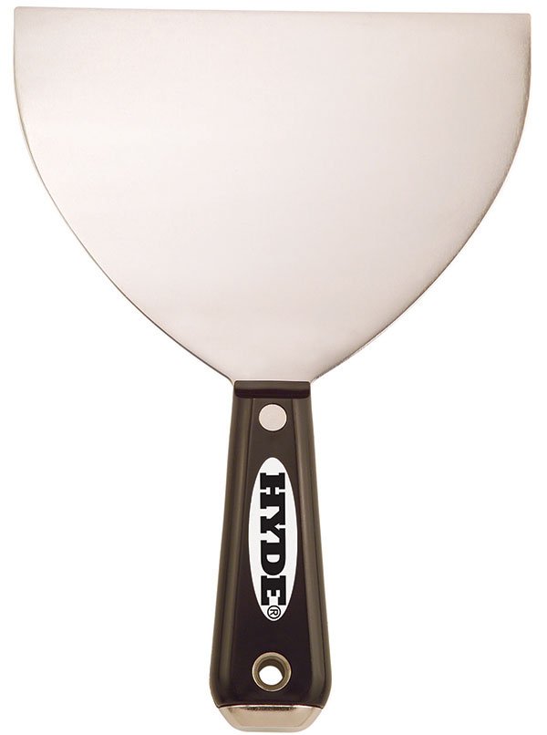 Hyde Tools 01850 Black & Silver® Flexible SS HH Joint Knife, 6” | the Hyde Store