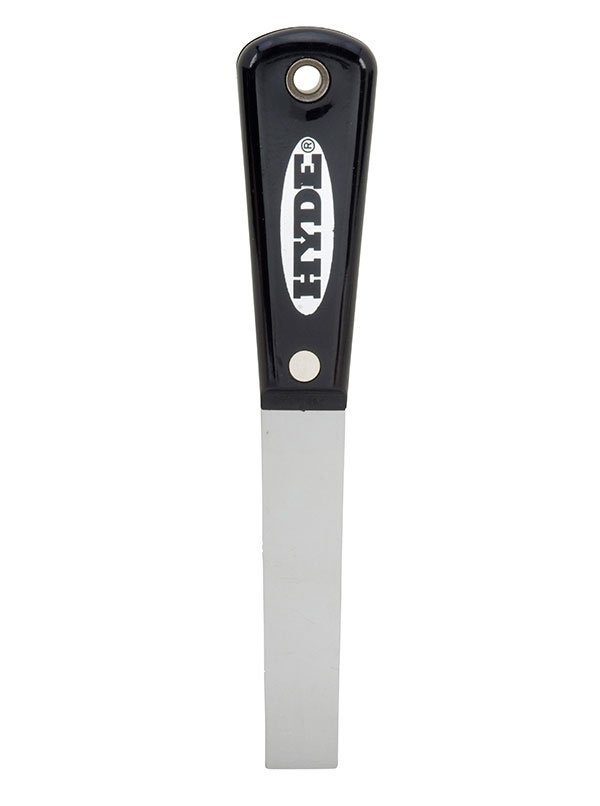 Hyde Tools 02005 Black & Silver® 3/4” Flexible Putty Knife/Scraper | the Hyde Store