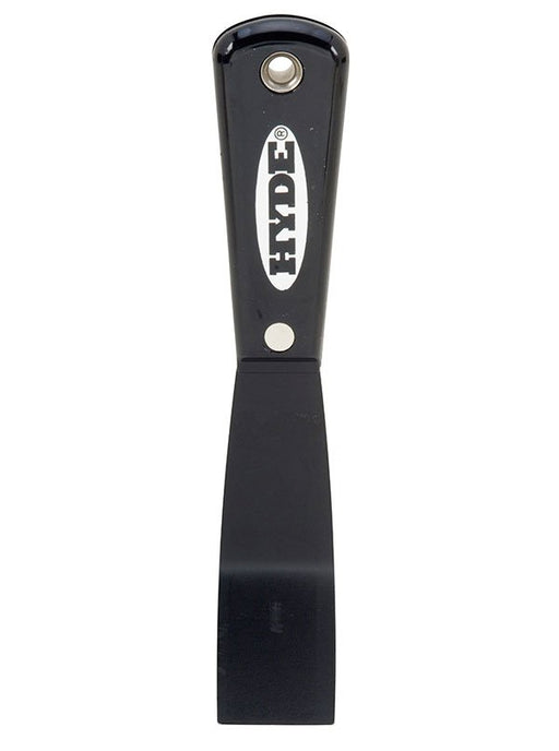 Hyde Tools 02070 Black & Silver® 1-1/4” Stiff Bent, Electrocoated Putty Knife/Scraper - the Hyde Store