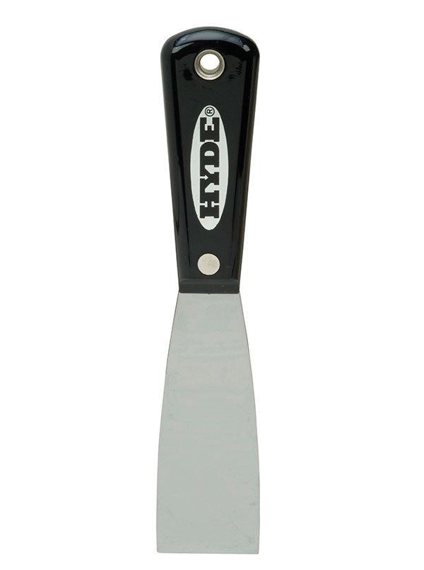 Hyde Tools 02100 Black & Silver® 1 - 1/2” Flexible Putty Knife/Scraper | the Hyde Store