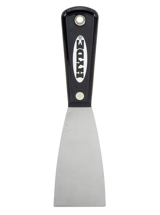 Hyde Tools 02250 Black & Silver® 2” Flexible Putty Knife/Trowel (Stainless Steel)