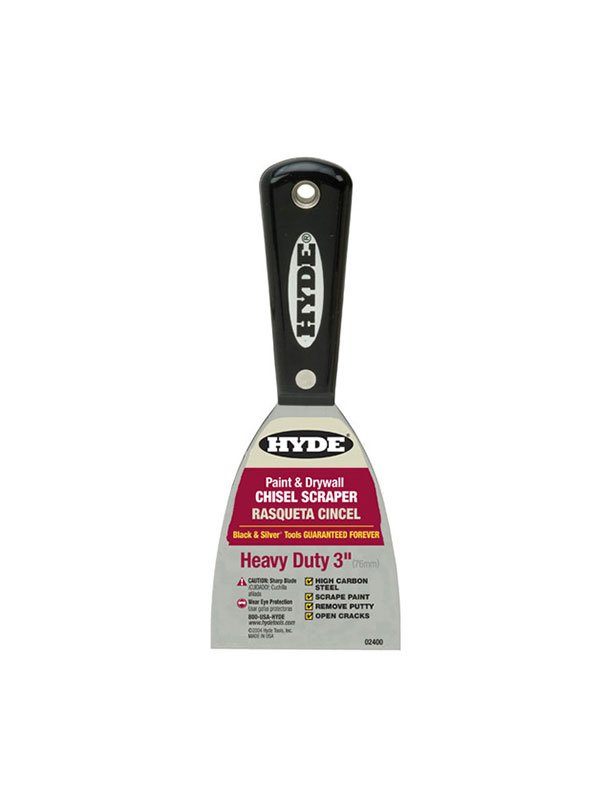 Hyde Tools 02352 Black & Silver® SuperFlexx™ Joint Knife, 3” | the Hyde Store