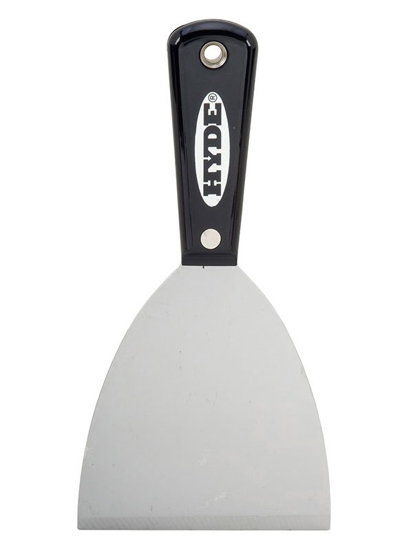 Hyde Tools 02600 Black & Silver® 4' XHD Stiff Chisel Scraper | the Hyde Store