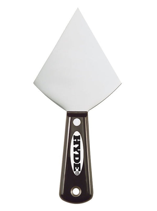 Hyde Tools 02700 Black & Silver® Drywall Pointing Knife — Joint Compound Three-Plane Corner Tool, 3-1/2”