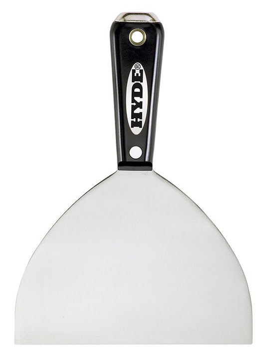 Hyde Tools 02870 Black & Silver® 6” Flexible HH Putty Knife/Scraper | the Hyde Store
