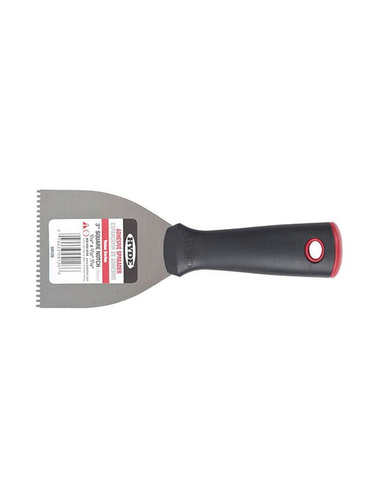 Hyde Tools 04126 3" Value Series (1/16"x3/32"x1/16" SQ - notch) | the Hyde Store