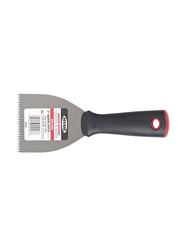 Hyde Tools 04126 3" Value Series (1/16"x3/32"x1/16" SQ - notch) | the Hyde Store