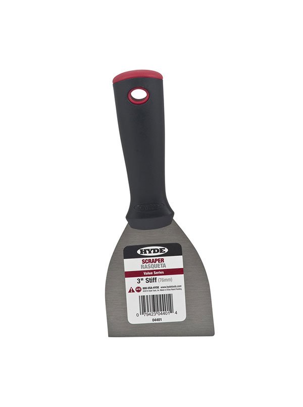 Hyde Tools 04401 3" Stiff Value Series Scraper | the Hyde Store