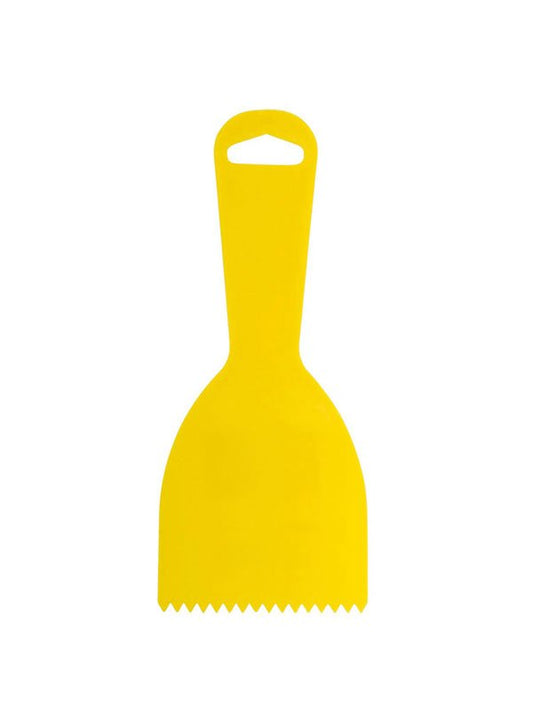 Hyde Tools 05532 Plastic V - Notch Adhesive Spreader, 3” | the Hyde Store